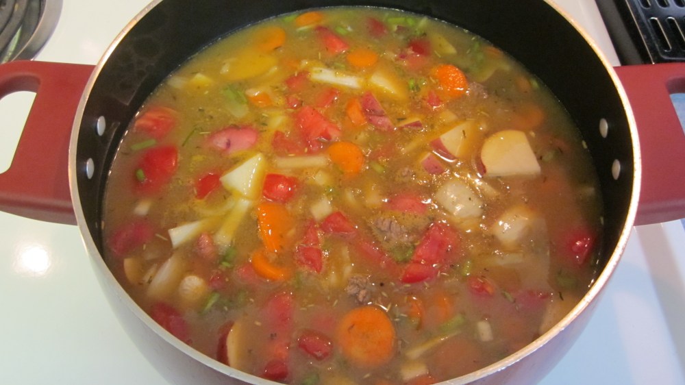 Savory Hamburger/Veggie Soup